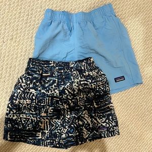 Lot of 2 boys Patagonia shorts sz SM